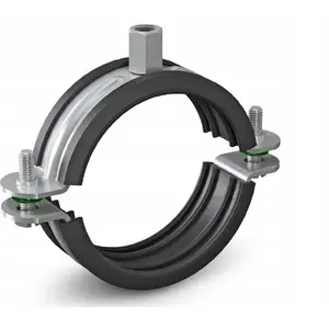 Single pipe clamp Niczuk DUO with 3/8” lining, size 17–22 mm