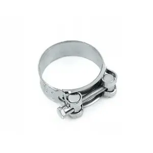 Cable hose clamp GEKO GBS W1 35–38 mm, stainless-style band, pack 10 (200 total pieces)