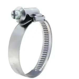 Stainless Steel Hose Clamp AWTools AW14035 W4 size 16–27 mm, pack of 25
