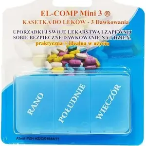 Кассета для дозатора лекарств El-Comp KD3-A, суточная, 1 шт.