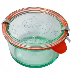 Банки WECK 450 мл набор 6 шт — стеклянные банки для консервирования с крышками и зажимами