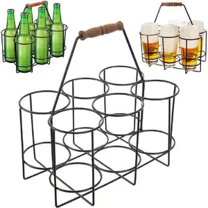 ORION bottle carrier — portable beer bottle crate / carry basket, universal 6153-uniw