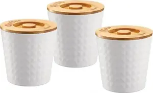 Canister set Klausberg KB-7487 — 3 kitchen storage containers for coffee, tea, sugar