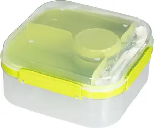 Food container Branq LIDO 1.6 L green — reusable lunch/storage box
