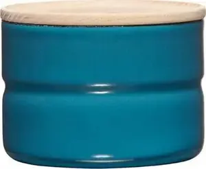 Кухонный контейнер RIESS R-2171-200 с деревянной крышкой 0,2 л, Silent Blue