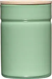 Кухонный контейнер RIESS R-2172-202 с деревянной крышкой, 0,5 л, Slow Green
