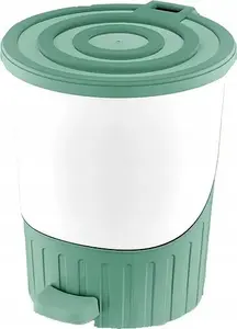 Pedal waste bin 14 L Katex RAINBOW PASTEL, pedal-operated trash can, plastic, 14-litre capacity