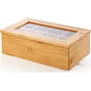 Деревянная коробка для чая KOOPMAN KO219655/ALL — 32 x 20 см органайзер