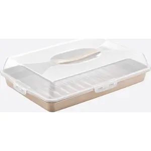 Прямоугольный контейнер для торта Triton DUNYA 44,5×30×9,5 см
