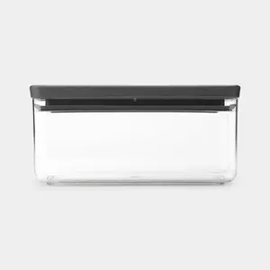 Trauks EXCELLENT HOUSWARE Brabantia Tasty+ taisnstūrveida 1.5 l, pelēks/caurspīdīgs