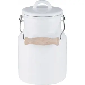 Milk pot RIESS Classic wide ceramic 3 L white