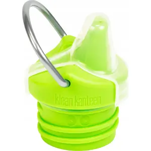 Sippy vāciņš priekš Classic Bottles no klean kanteen — Kid Kanteen Sippy Cap, BrightGreen