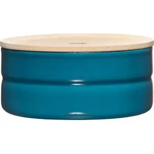 Контейнер с деревянной крышкой RIESS RIESS R-2173-200 0,6 л Silent Blue — низкий кухонный