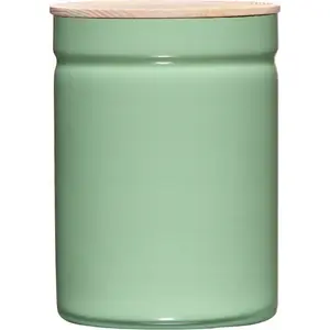 Trauks ar koka vāku RIESS R-2175-202, tilpums 2,2 l, Slow Green emalja