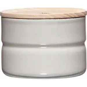 Контейнер с деревянной крышкой RIESS R-2171-211, 0,2 л, светло‑серый