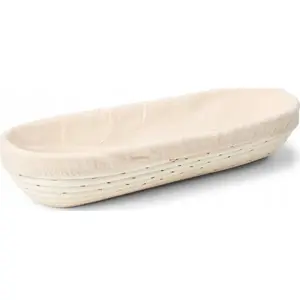 Овальная плетёная корзина с тканевой подкладкой 41x15 см, Patisse P-92040