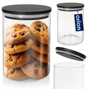 Glass storage jar with lid and seal 600 ml — ORION