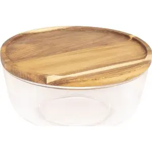 Glass Bowl with Lid Scandinavian Home HOME Small — compact covered serving and storage bowl