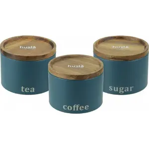 Kitchen storage container set Husla marine model 73943, multiple nesting containers with lids