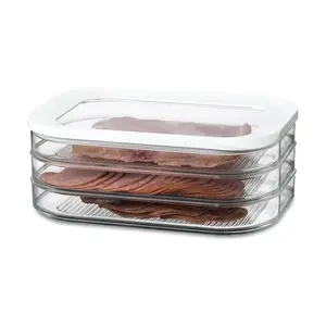 Контейнер для продуктов Rosti Mepal Modula 550/3 Прямоугольный 1,65 л — Прозрачный белый, 160×224×86 мм