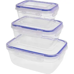 Food storage container set Excellent Houseware 3-piece with sealing lid, universal