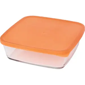 Food container Termisil heatproof glass 1.8 L, oven-safe, lid included