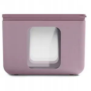 Storage container Wamar-Sosenka QUADRO S purple — small size, stackable plastic box