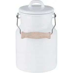 Milk can RIESS Classic ceramic 1.5 L - white