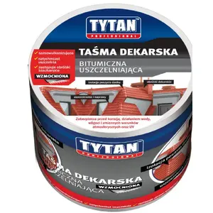 Roof sealing tape Tytan 150 mm x 10 m — light brick color (TAS DEK 15 5)