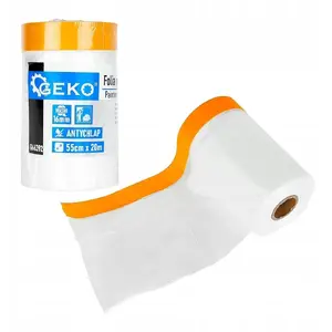 Protective painting film with washi tape GEKO 55 cm × 20 m, tape width 16 mm (50 pcs)