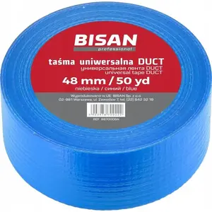 Bisan universal duct tape 48 mm x 50 m, blue, Bisan Z6B870006N