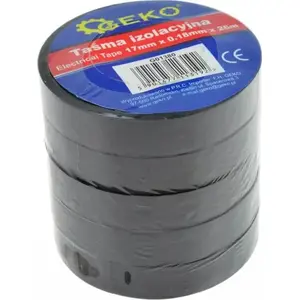 Insulating Tape GEKO G01380 — 17 mm × 0.18 mm × 26 m, electrical insulation tape