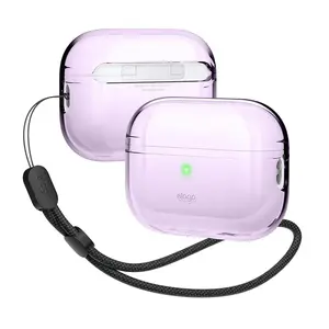 Austiņu/komplekta futrālis Elago EAPP2CL-BA-ROSTR-LV — TPU materiāls, lavandas krāsa