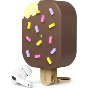 Silikona maciņš AirPods Pro 2 Elago Ice Cream — tumši brūns