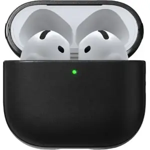Leather Case for AirPods 4 — Nomad Modern, black