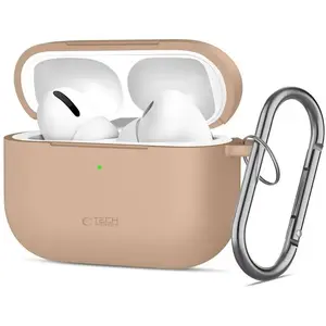 Silicone Case Tech-Protect for Apple AirPods Pro 3 — Caffe Latte