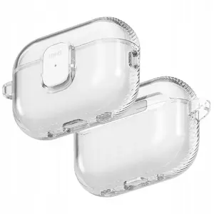 Protective Clear Case for Apple AirPods Pro 3 — Uniq Glase Pro Lock Case (transparent)