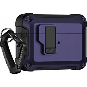 Hurtel AirPods Case Pro Armour AirPods 4 with hook, purple