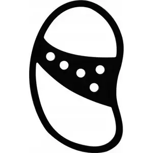 Ear Stabilizing Silicone Sleeve for In-Ear Headphones, Black