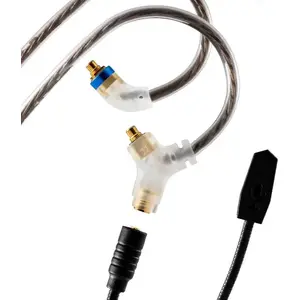 Austiņu kabelis MMCX ar mikrofonu un Lightning adapteri, Kinera GRAMR