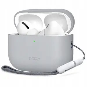 Silikona aizsargvāciņš Tech-Protect priekš Apple AirPods Pro 3 — Crayon Grey