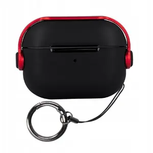 No name aizsargvāciņš AirPods / AirPods 2 — sarkans silikona