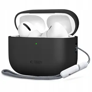 Aizsargvāciņš no silikona Apple AirPods Pro 3 — Tech-Protect, melns