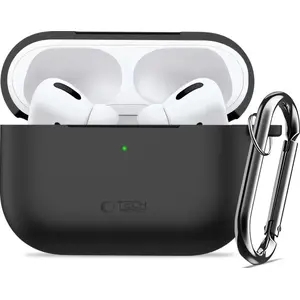 Silicone Protective Case Tech-Protect for Apple AirPods Pro 3 — Black