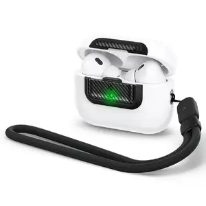 Headphone/headset accessory case Spigen ASD06156 — polycarbonate + TPU, 14.1 g, Carbon/White