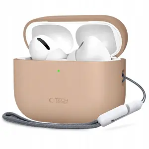 Silikona aizsargmaciņš Apple AirPods Pro 3 — Tech-Protect, Caffe Latte krāsa