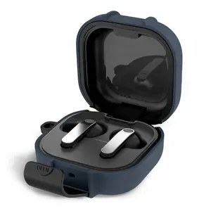 Aizsargvāciņš Tech-Protect Slim Hook priekš Samsung Galaxy Buds 4 / 4 Pro, Fluffy Blue (mīksts)