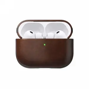 Leather case for Apple AirPods Pro 3 Nomad Goods Inc. Modern Leather Case — Horween rustic brown