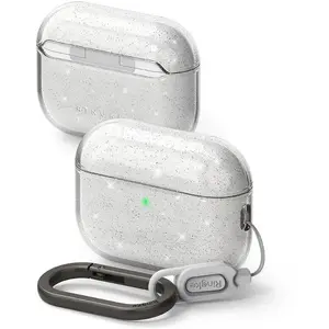 Protective case Ringke Air for Apple AirPods Pro 3 — transparent glitter finish