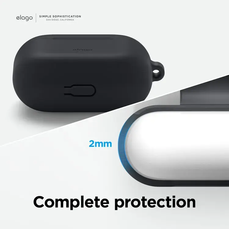 Elago AirPods 3 Silicone Hang Case — чёрный Photo 5